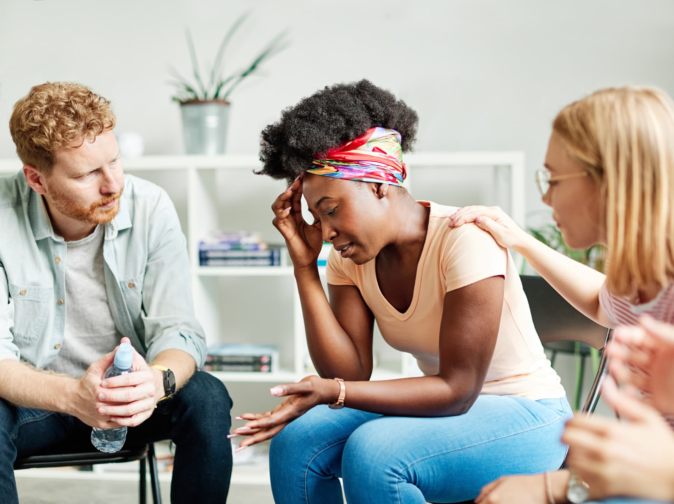 Intense worry, fear, or panic that feels hard to control